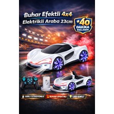 Yıldırım Oyuncak Uzaktan Kumandalı Şarjlı Elektrikli Araba 4x4 Şarj Istasyonlu LED Işıklı Sesli Müzikli Rc 23 cm