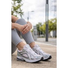 In Step Glow Retro Unisex Antrenman ve Yürüyüş Ayakkabısı - Beyaz