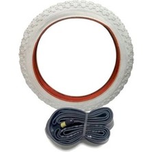 Anlaş IRC 16x1,75 Dış Lastik Beyaz iç lastik hediyeli