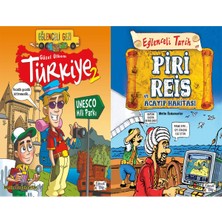 Eğlenceli Bilgi Yayınları Güzel Ülkem Türkiye 2 ve Piri Reis ve Acayip Haritası (Metin Özdamarlar)