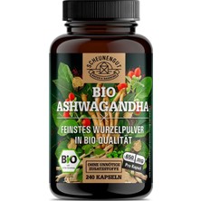 Organik Bitkisel Kök Ekstraktı 650 Mg 240 Vegan Kapsül Almanya Üretim