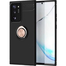 Ahlttiba Samsung Galaxy Note 20 Ultra Için Uyumlu Kılıf Dönebilen Yüzüklü Standlıravelkapak