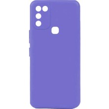 Infinix Hot 11 Play Için Uyumlu Kılıf Yumuşak Dokulu Renkli Esnek Silikon Biye Kapak