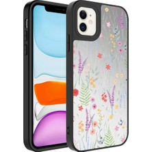 Ahlttiba Apple iPhone 12 Kılıf Aynalı Desenli Kamera Korumalı Parlak Cep Telefonu Için Uyumlu Mirror Kapak
