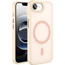 Ummeslem Apple iPhone 16E Cep Telefonu Için Uyumlu Kılıf M-Safe Şarj Özellikli Mat Arka Yüzey Sio Kapak