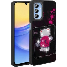 Ahlttiba Samsung Galaxy A15 Kılıf Parlayan Kabartmalı Ikonik Figürlü Cep Telefonu Için Uyumlu Amas Silikon Kapak