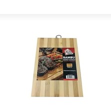 Abnturk Bambu Kesim Tahtası Ahşap 20X30X2 - Büyük Boy Kesme Panosu