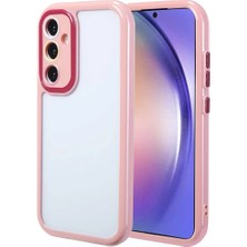 Ahlttiba Samsung Galaxy A54 Için Uyumlu Kılıf Kamera Korumalı Renkli Kenar ve Çerçeve Tasarımlı Vitamin Kapak