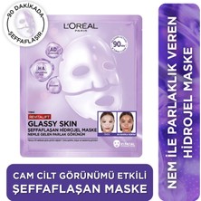 L'oréal Paris Revitalift Glassy Skin Cam Cilt Görünümü Etkili Şeffaflaşan Işıltı & Nem Veren Hidrojel Yüz Maskesi