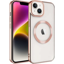 Ahlttiba Apple iPhone 14 Için Uyumlu Kılıf Magsafe Wireless Kablosuz Şarj Özellikli Silikon Setro Kapak