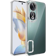 Ahlttiba Huawei Honor 90 Için Uyumlu Kılıf Kamera Korumalı Logo Gösteren Omega Kapak