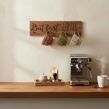 PostOtto Design Studio Ahşap Kahve Fincanı - Kupası Askısı -Rafı