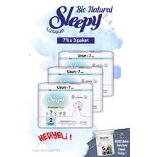 Sleepy X3 Uzun Bio Natural 7'li Ped ve Rosıe
