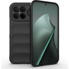 Ahlttiba Poco F8 Ultra Için Uyumlu Kılıf Esnek Tpu Oyuklu Arka Yüzey Tasarımlı Etnik Silikon Kapak