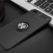 Ahlttiba Iphone 7 Plus Uyumlu Cep Telefonu Için Dönebilen Yüzüklü Standlı Silikon Ravel Kapak