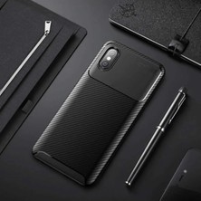 Ahlttiba Xiaomi Mi 8 Pro Cep Telefonu Için Kılıf Karbon Tasarım Negro Kapak