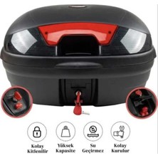 Nazilli Avm Arwic 46 Cv Motorsiklet Çanta Topcase Siyah