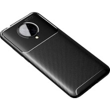 Xiaomi Redmi K30 Pro Cep Telefonu Için Kılıf Karbon Tasarım Negro Kapak