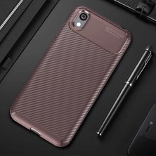 Huawei Y5 2019 Cep Telefonu Için Kılıf Karbon Tasarım Negro Kapak