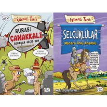 Eğlenceli Bilgi Yayınları Burası Çanakkale Buradan Geçiş Yok ve Selçuklular - Macera Dolu Anadolu (Metin Özdamarlar)