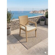 Novussi Paris Rattan Koltuk Minderli 4'lü Paket