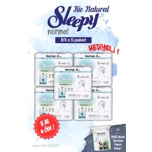 Sleepy 5 Al 4 Öde Normal Bio Natural 8'li Ped ve Rosıe