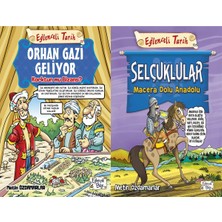 Eğlenceli Bilgi Yayınları Orhan Gazi Geliyor ve Selçuklular - Macera Dolu Anadolu (Metin Özdamarlar)