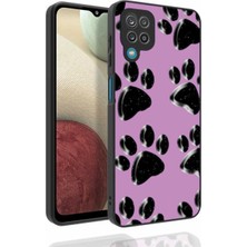 Ahlttiba Samsung Galaxy M33 Için Uyumlu Kılıf Desenli Kamera Korumalı Parlak Nora Kapak