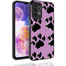 Ahlttiba Samsung Galaxy A23 Için Uyumlu Kılıf Desenli Kamera Korumalı Parlak Nora Kapak