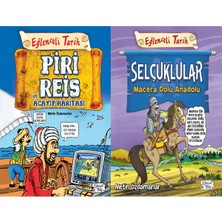 Eğlenceli Bilgi Yayınları Piri Reis ve Acayip Haritası ve Selçuklular - Macera Dolu Anadolu (Metin Özdamarlar)