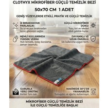 Clothyx Mikrofiber Güçlü Temizlik Bezi 50*70 1 Adet