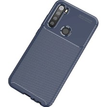 Ahlttiba Xiaomi Redmi Note 8t Cep Telefonu Için Kılıf Karbon Tasarım Negro Kapak