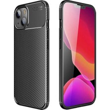 Iphone 13 Cep Telefonu Uyumlu Kılıf Karbon Tasarım Negro Kapak