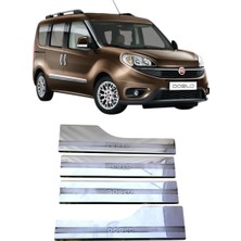 A&G Tuning Fiat Doblo Krom İç Kapı Eşiği Takımı 2010-2022 Arası Paslanmaz Çelik
