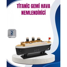 Marsilyan- Dekoratif Gemi Modeli 7 Renk Işıklı Hava Nemlendirici ve Oda Kokusu Difüzörü