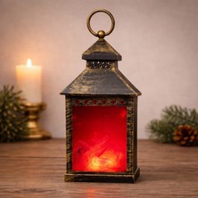 Marsilyan Vintage Tasarım Şömine LED Işık