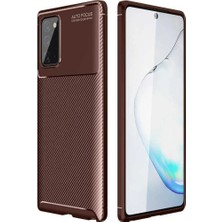 Ahlttiba Samsung Galaxy Note 20 Cep Telefonu Için Kılıf Karbon Tasarım Negro Kapak