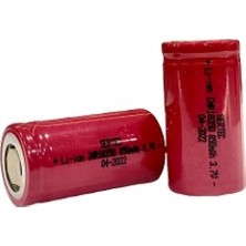 Marsilyan 18350 3.7V 850 Mah Li-Ion Şarjlı Pil - 1c