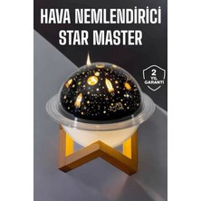 Marsilyan- Hava Nemlendirici Projeksiyon Görünümlü USB Bağlantılı Aromaterapi