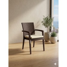 Novussi Paris Rattan Koltuk Minderli 4'lü Paket