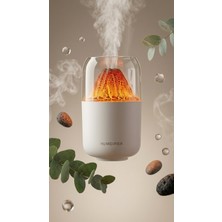 ArmoniaVital Volkan Efektli Ultra Sessiz LED Işıklı Ultrasonik Hava Nemlendirici & Aroma Difüzör