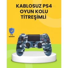 Marsilyan- Ps4 Uyumlu Kablosuz Oyun Kolu Ergonomik Çift Titreşimli