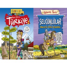 Eğlenceli Bilgi Yayınları Güzel Ülkem Türkiye 1 ve Selçuklular - Macera Dolu Anadolu (Metin Özdamarlar)