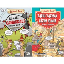 Eğlenceli Bilgi Yayınları Burası Çanakkale Buradan Geçiş Yok ve Tarih Yazmak Bizim Işimiz - Ilk Türk Devletleri (Metin Özdamarlar)