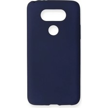 Lg G5 Için Uyumlu Kılıf Yumuaşk Renkli Esnek Premium Rubber Silikon - Mor