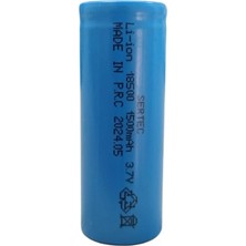 Marsilyan 3.7V Li-Ion 18500 1500 Mah 10C Şarjlı Pil