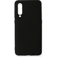 Ahlttiba Xiaomi Mi 9 Için Uyumlu Kılıf Yumuaşk Renkli Esnek Premium Rubber Silikon - Siyah