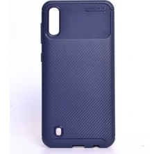 Ahlttiba Samsung Galaxy M10 Cep Telefonu Için Kılıf Karbon Tasarım Negro Kapak