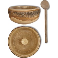 WoodBay Doğal El Işçiliği Ahşap Ceviz Fındık Kıracağı Kabuklu Kıracak Tokmaklı Büyük Boy 18-19 cm