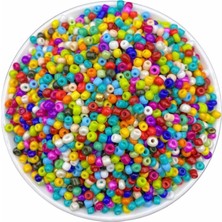 Hedef Bijuteri 50 Gram Karışık Renkli Cam Kum Boncuk, Takı Yapımında Uygun Plastik Özellikler